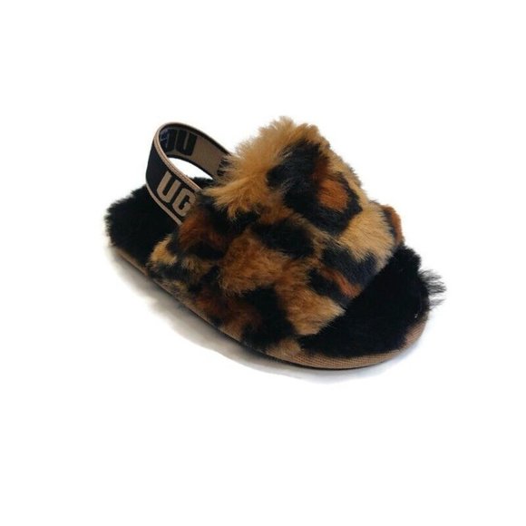 UGG Other - UGG Size 6 (Ages 2-3) Fluff Yea Slide Spotty Slippers 1134955T Multi Color